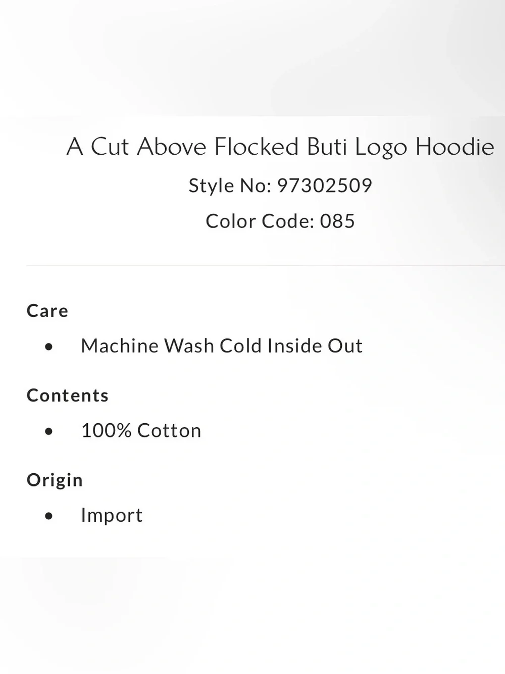Free People Movement A Cut Above Flocked  Buti Logo Hoodie Size Small NWOT - Picture 6 of 13